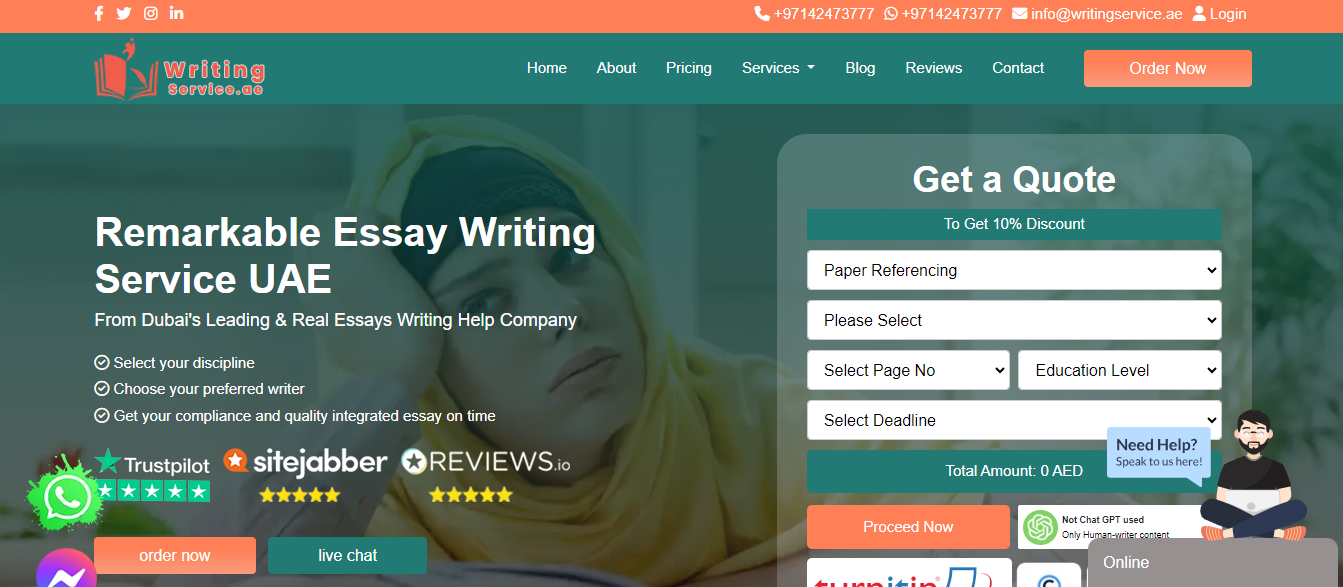 Essay Writing Service UAE